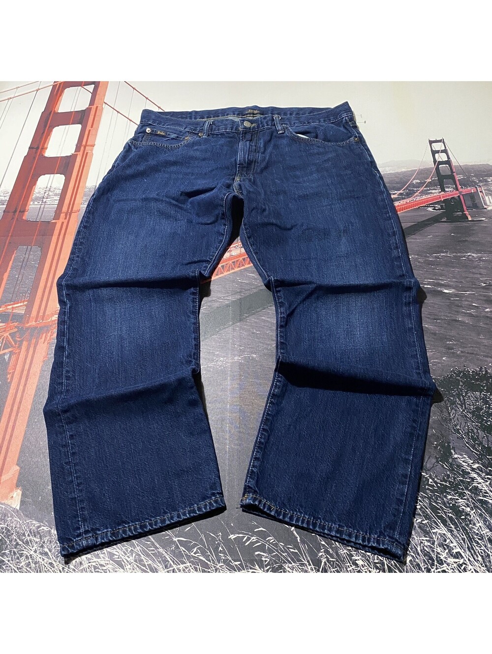 Polo Ralph Lauren Jeans Classic Fit Mens Size 36x29 Relaxed Straight Blue Denim